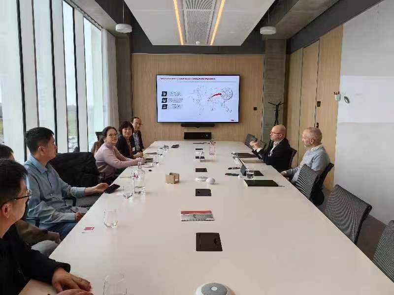 中国工程机械工业协会工业车辆分会张洁秘书长一行赴德观展 LogiMAT 2024，，，，，并到访 suncitygroup太阳集团 集团旅行交流